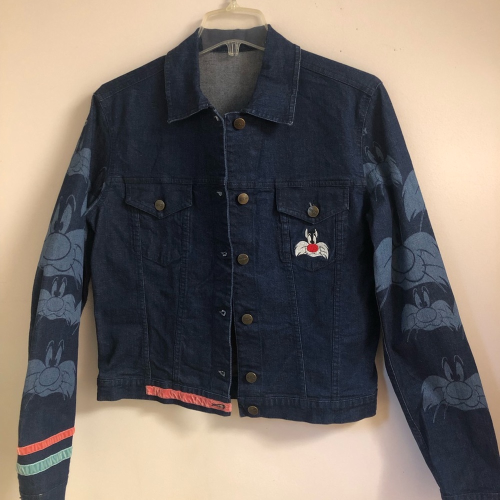 ICEBERG Sylvester the Cat Jean Jacket Size M
